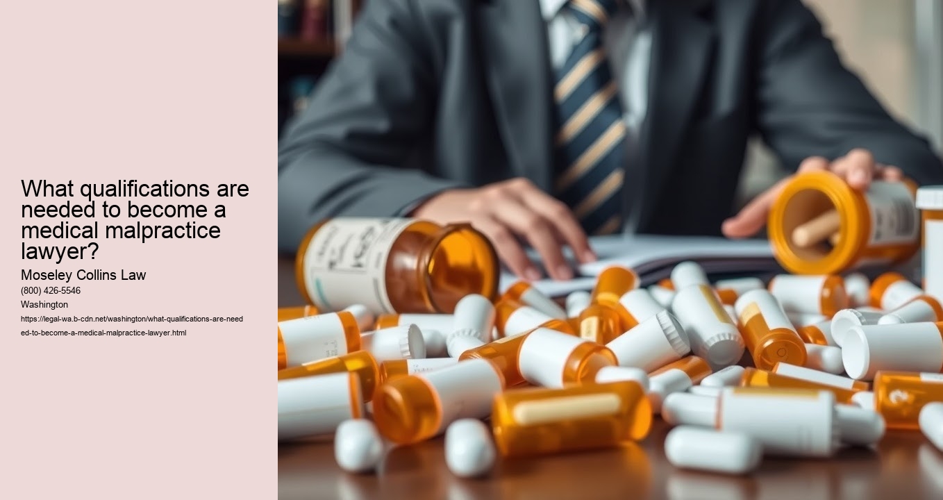 What qualifications are needed to become a medical malpractice lawyer?